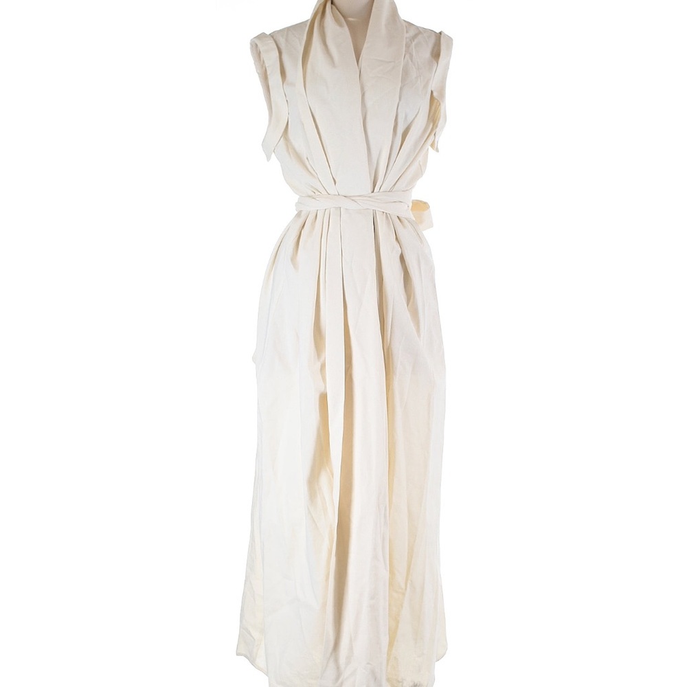 Commense Cream Maxi Dress/vest